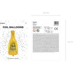 Online Balon New Year Metalizowany Butelka 32X82 Cm Ozdoby Ścienne I Wiszące
