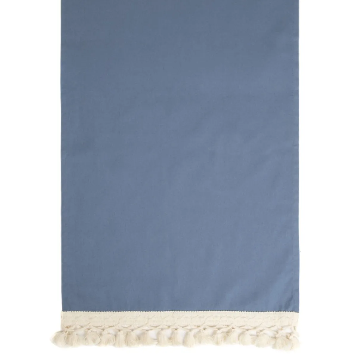 Outlet Bieznik Summer Z Fredzelkami Niebieski 40X160 Cm Biezniki
