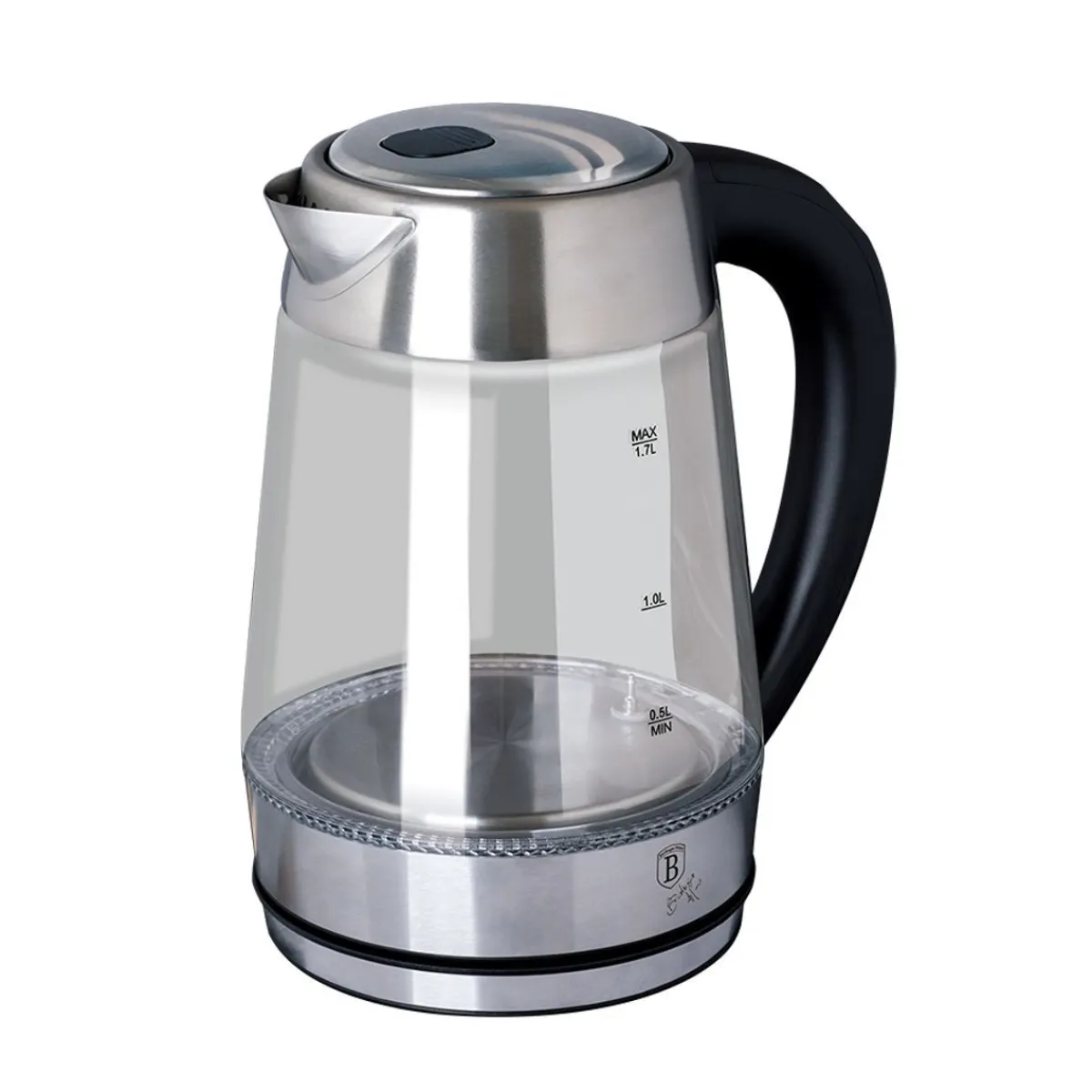 Outlet Czajnik Elektryczny Black Silver Eternal Z Regulacja Temperatury 1,7 L Sprzęt Agd