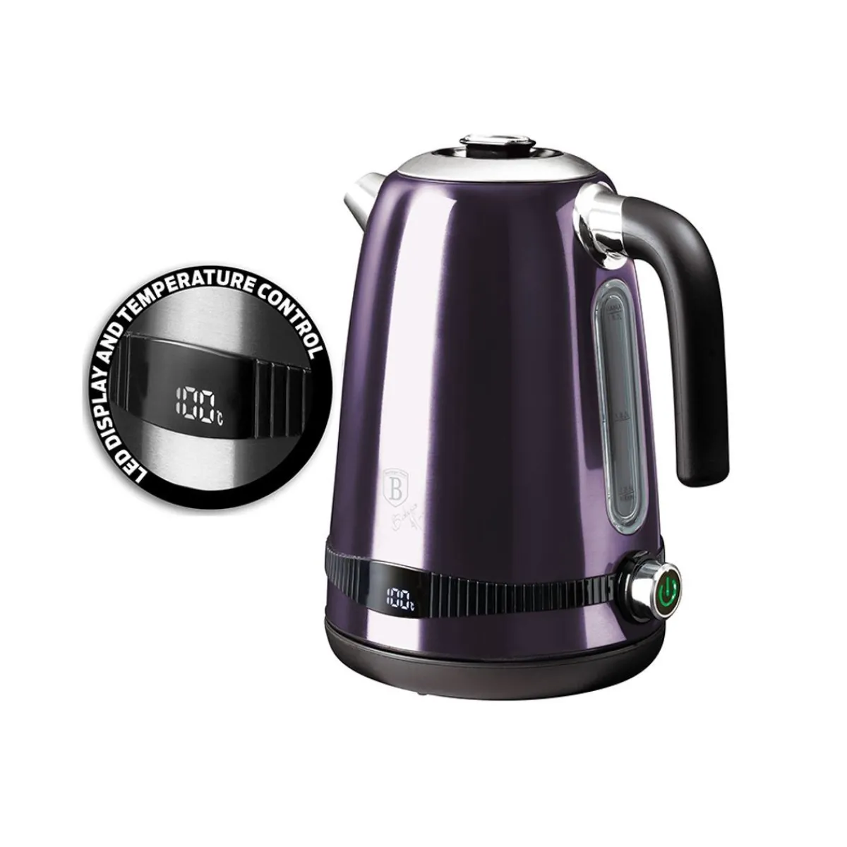 Cheap Czajnik Elektryczny Purple Eclipse Z Regulacja Temperatury 1,7 L Sprzęt Agd