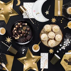 Discount Dekoracja Stars Do Muffinek Zlote Gwiazdki 6 Szt. 11,5 Cm Sale