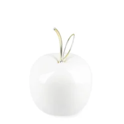 Clearance Dekoracja Stojaca Keo Jablko Biale 9X12 Cm Sale