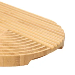 Shop Deska Bambou Owalna Ze Zlobieniami 34,5X18,7Cm Deski Do Serwowania