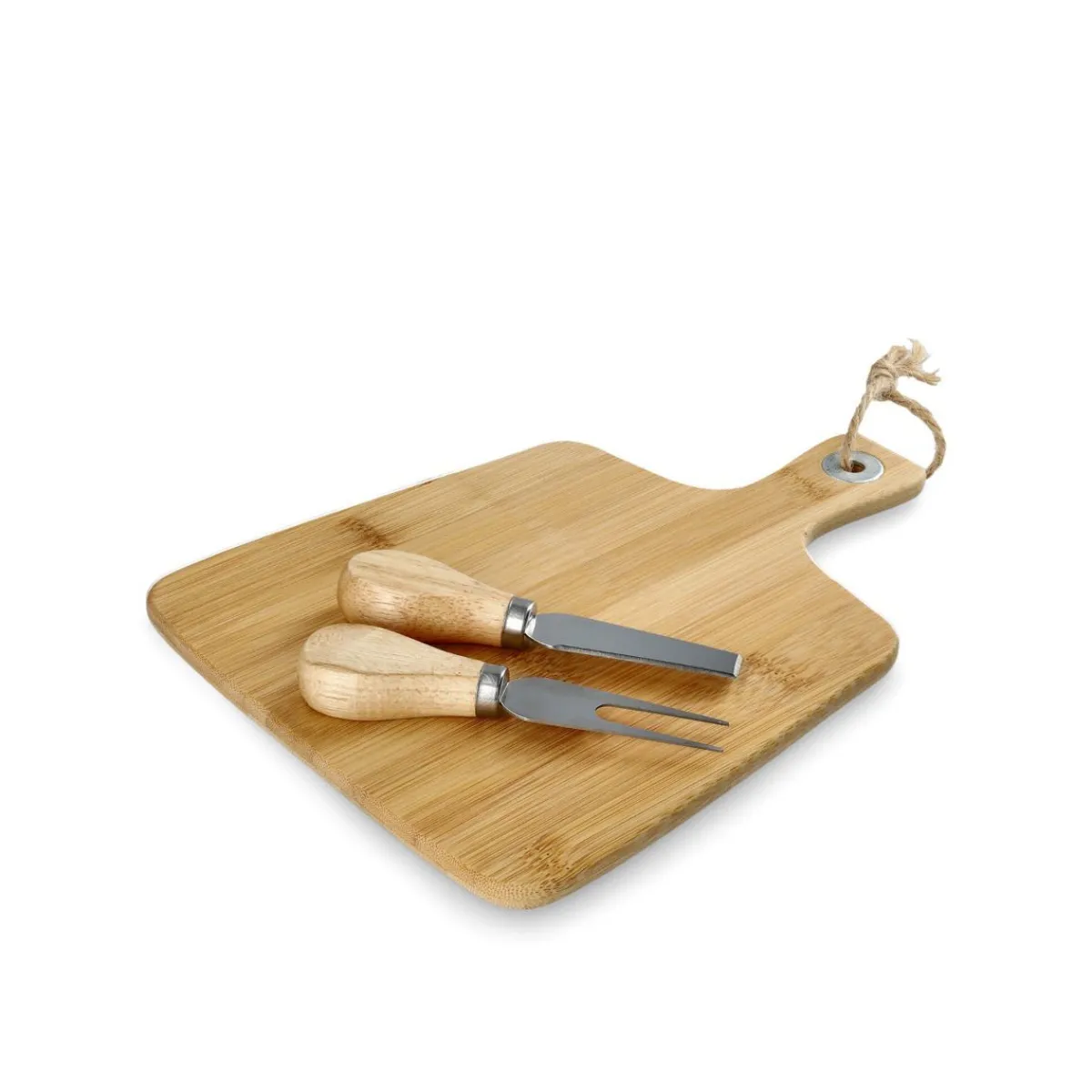 Cheap Deska Bambou Z Zestawem Nozy 26X19 Cm Deski Do Serwowania
