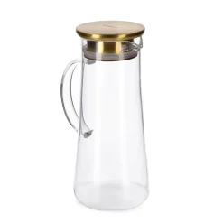 Store Dzbanek Minta Ze Zlotym Wieczkiem 1,3 L Naczynia Ogródowe I Piknikowe