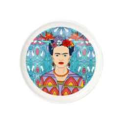 Cheap Filizanka Frida Kahlo Do Espresso Ze Spodkiem Turkusowa 0,08 L Filizanki