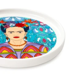 Cheap Filizanka Frida Kahlo Do Espresso Ze Spodkiem Turkusowa 0,08 L Filizanki