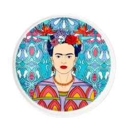 Clearance Filizanka Frida Kahlo Ze Spodkiem Turkusowa 0,2 L Filizanki