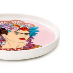 Best Sale Filizanka Frida Kahlo Ze Spodkiem Fioletowa 0,2 L Filizanki