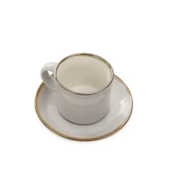 Clearance Filizanka Larisa Do Espresso Ze Spodkiem Smietankowa 0,08 L Filizanki