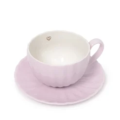 Discount Filizanka Mina Ze Spodkiem Fioletowa 0,28 L Filizanki