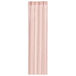 Cheap Firanka Adi Z Pomponikami Rozowa 140X250 Cm Zasłony I Firany