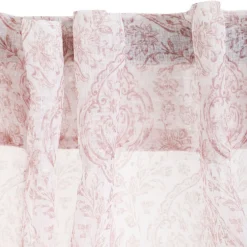 Flash Sale Firanka Malica W Drobny Bordowy Wzor 140X250 Cm Zasłony I Firany