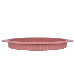 Discount Forma Easy Bake Na Tarte Silikonowa Rozowa 31 Cm Naczynia Do Zapiekania