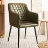 Best Sale Fotel Brizo W Obiciu Ze Skory Bawolej Zielone 55X60X86 Cm Fotele