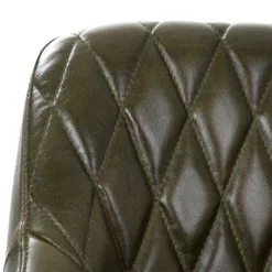 Best Sale Fotel Brizo W Obiciu Ze Skory Bawolej Zielone 55X60X86 Cm Fotele