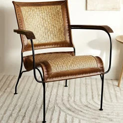 Flash Sale Fotel Gladio W Obiciu Ze Skory Bawolej Brazowe 68X76X75 Cm Fotele