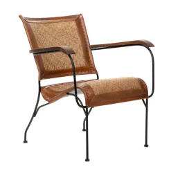 Flash Sale Fotel Gladio W Obiciu Ze Skory Bawolej Brazowe 68X76X75 Cm Fotele