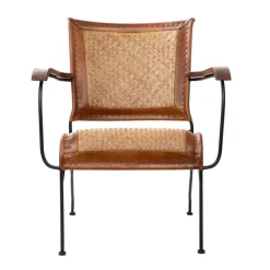 Flash Sale Fotel Gladio W Obiciu Ze Skory Bawolej Brazowe 68X76X75 Cm Fotele