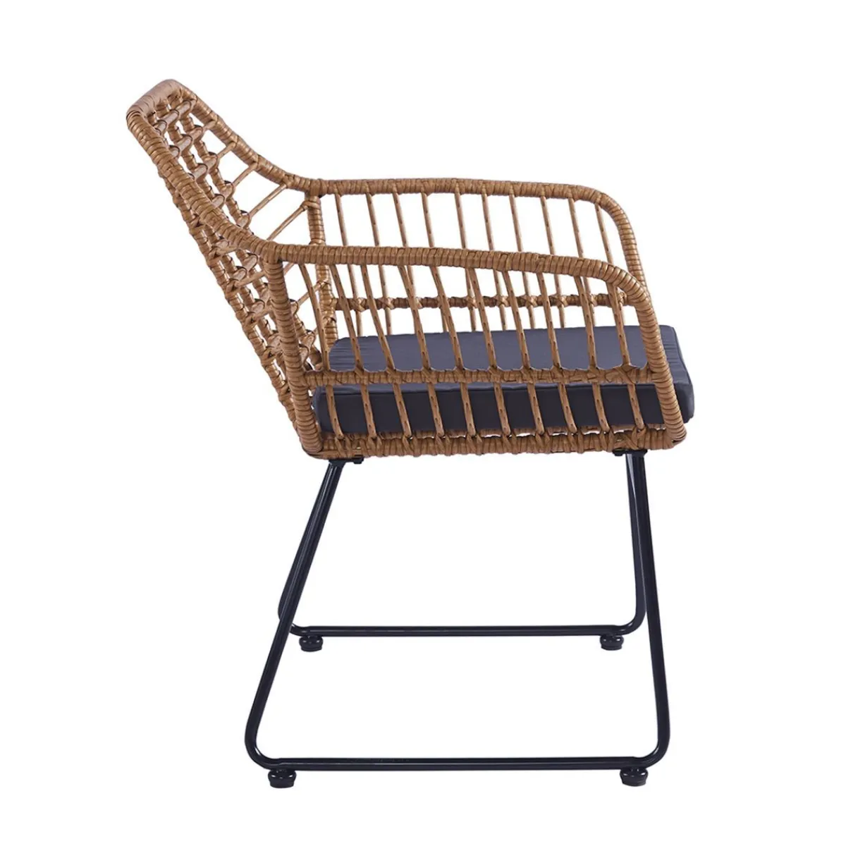 Best Sale Fotel Jardin Pleciony 95X55X42 Cm Krzesła Ogródowe