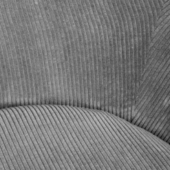 Cheap Fotel Lunaire Obrotowy W Tkaninie Teddy Boucle Szary 86X76X87 Cm Fotele