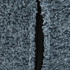 Best Sale Fotel Lunaire Obrotowy W Tkaninie Teddy Boucle Granatowy 86X76X87 Cm Fotele