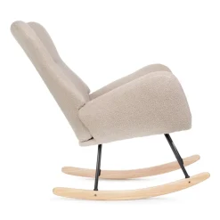 Flash Sale Fotel Lunnie Bujany W Tkaninie Teddy Boucle 67X78X92 Cm Fotele