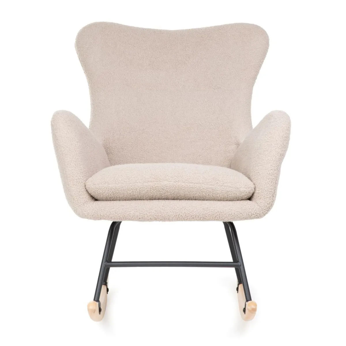 Flash Sale Fotel Lunnie Bujany W Tkaninie Teddy Boucle 67X78X92 Cm Fotele