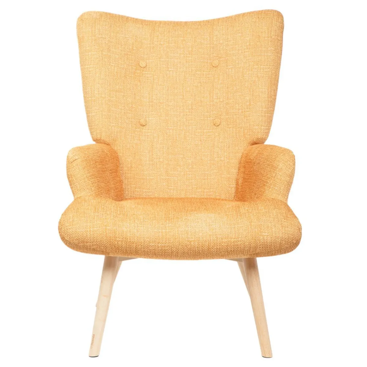 Hot Fotel Moss Pop W Tkaninie Musztardowy 72X73X96Cm Fotele