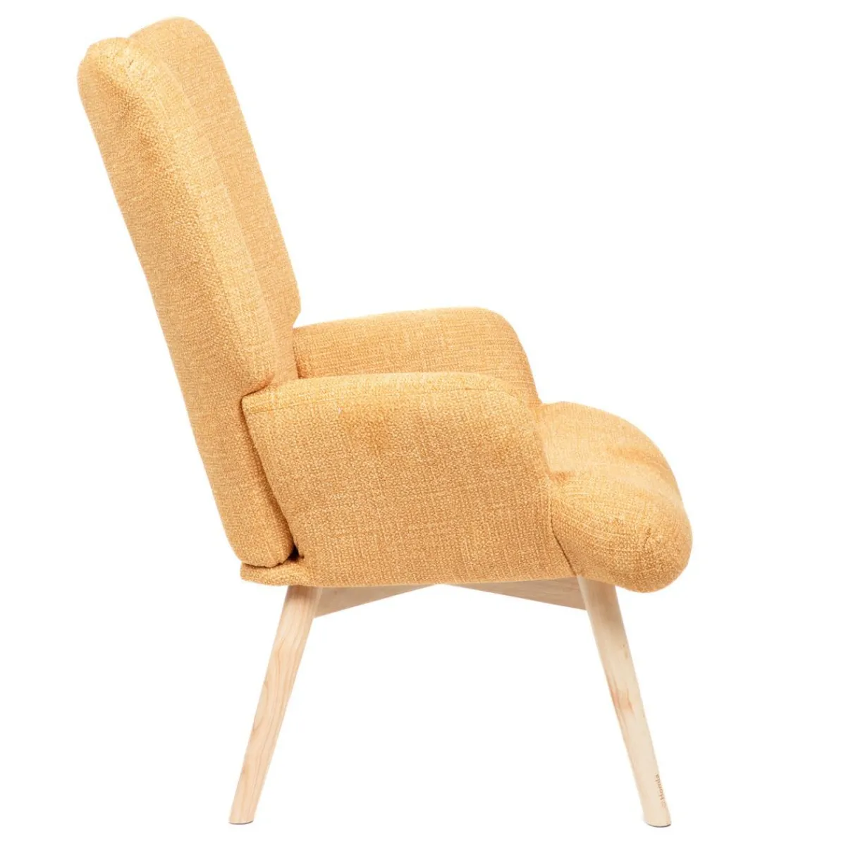 Hot Fotel Moss Pop W Tkaninie Musztardowy 72X73X96Cm Fotele