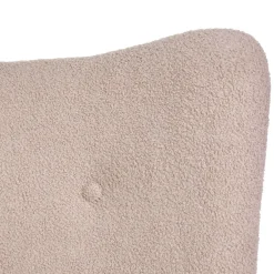 Store Fotel Moss Teddy Boucle Bujany Bezowy W Tkaninie Teddy Boucle 72X73X92 Cm Fotele