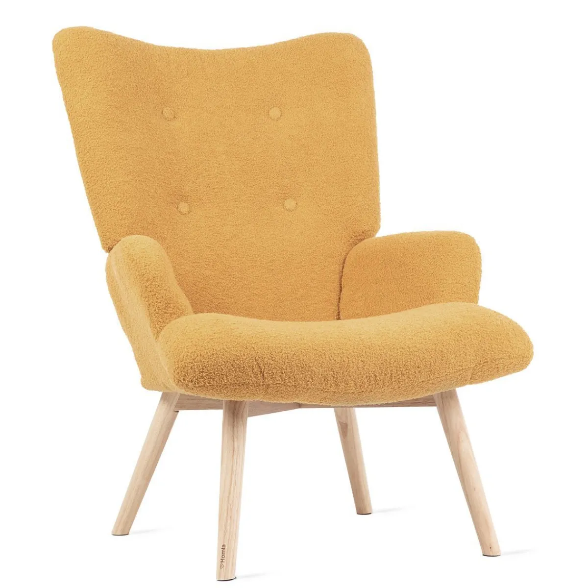 Best Fotel Moss Teddy Boucle W Tkaninie Teddy Fotele