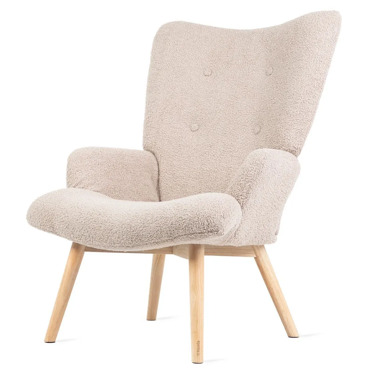 Shop Fotel Moss Teddy Boucle W Tkaninie Teddy Fotele