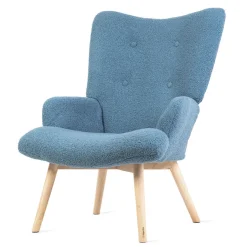 Shop Fotel Moss Teddy Boucle W Tkaninie Teddy Fotele