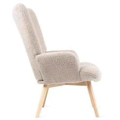 Shop Fotel Moss Teddy Boucle W Tkaninie Teddy Fotele