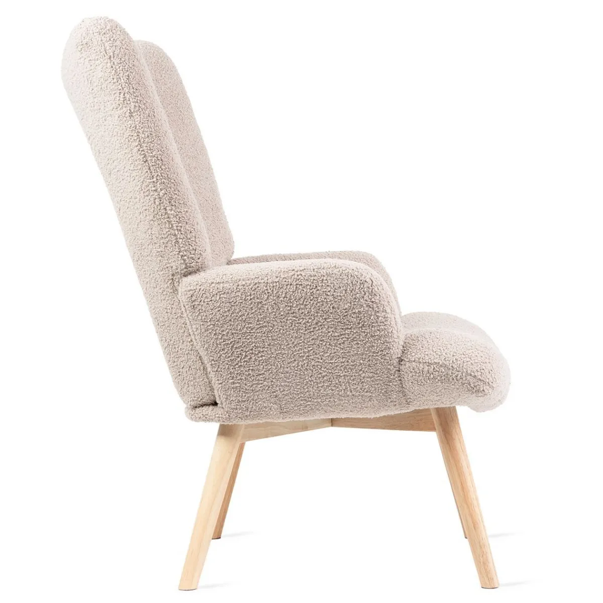 Shop Fotel Moss Teddy Boucle W Tkaninie Teddy Fotele