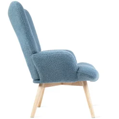 Shop Fotel Moss Teddy Boucle W Tkaninie Teddy Fotele