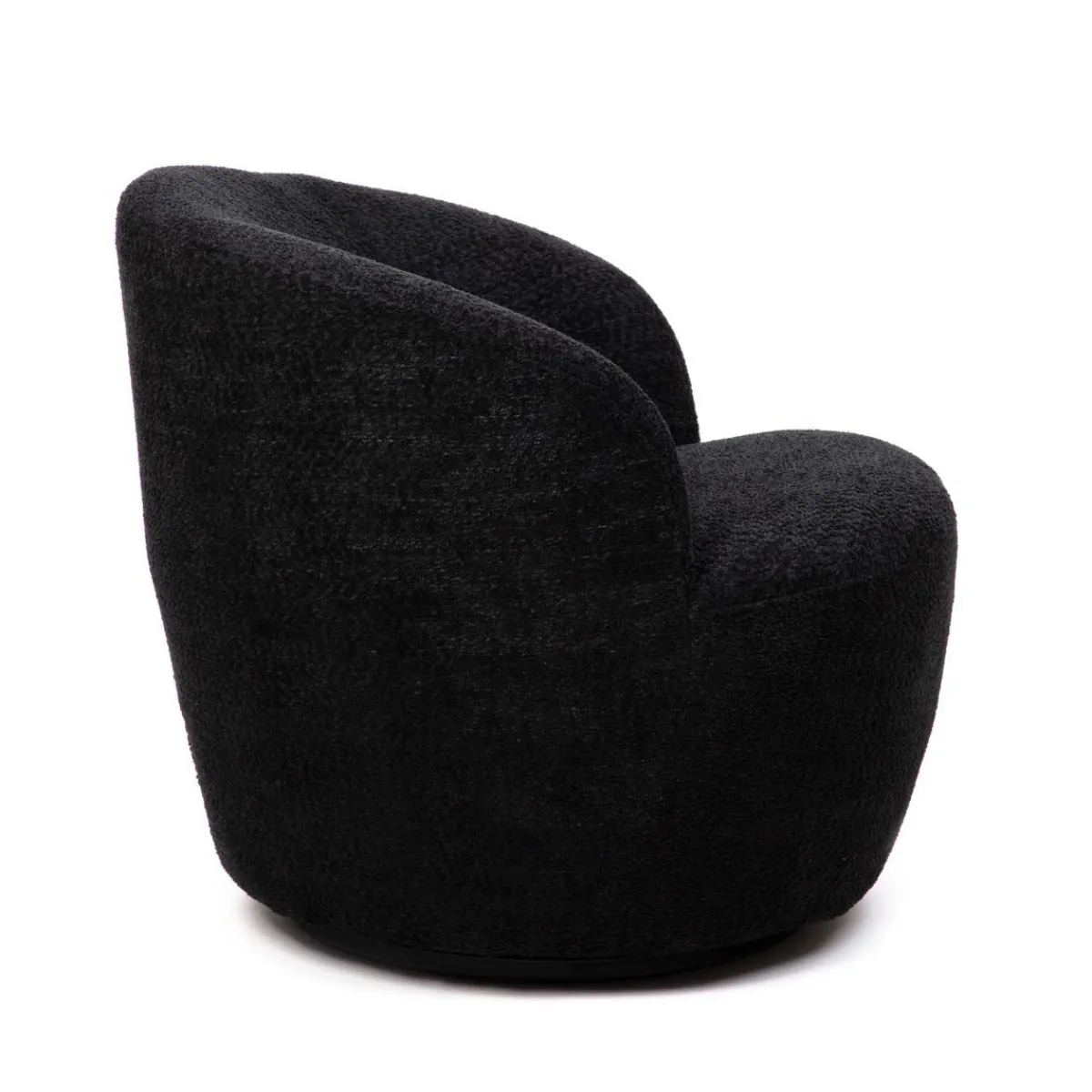 Outlet Fotel Svingen Obrotowy Czarny 65.5X77X69Cm Fotele