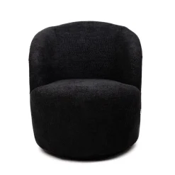 Outlet Fotel Svingen Obrotowy Czarny 65.5X77X69Cm Fotele
