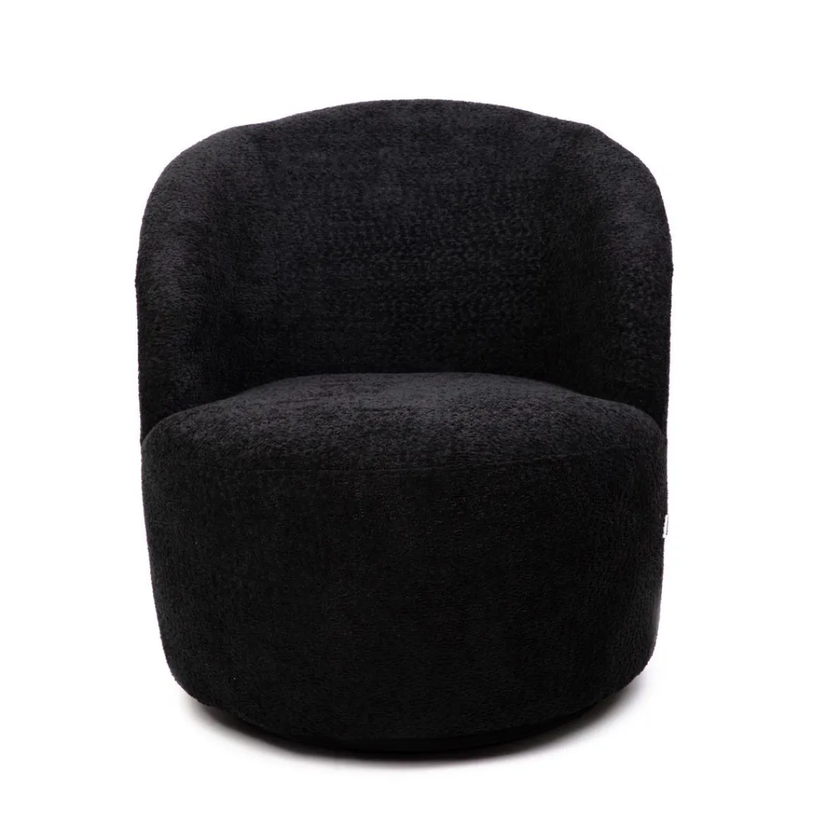 Outlet Fotel Svingen Obrotowy Czarny 65.5X77X69Cm Fotele