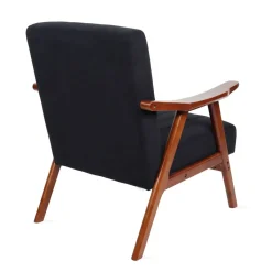 Best Fotel Terra Welurowy Nogi Ciemnobrazowe 70X75X87 Cm Fotele