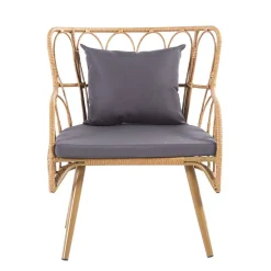 New Fotel Torvi Pleciony 72X67X84 Cm Krzesła Ogródowe