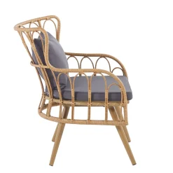 New Fotel Torvi Pleciony 72X67X84 Cm Krzesła Ogródowe