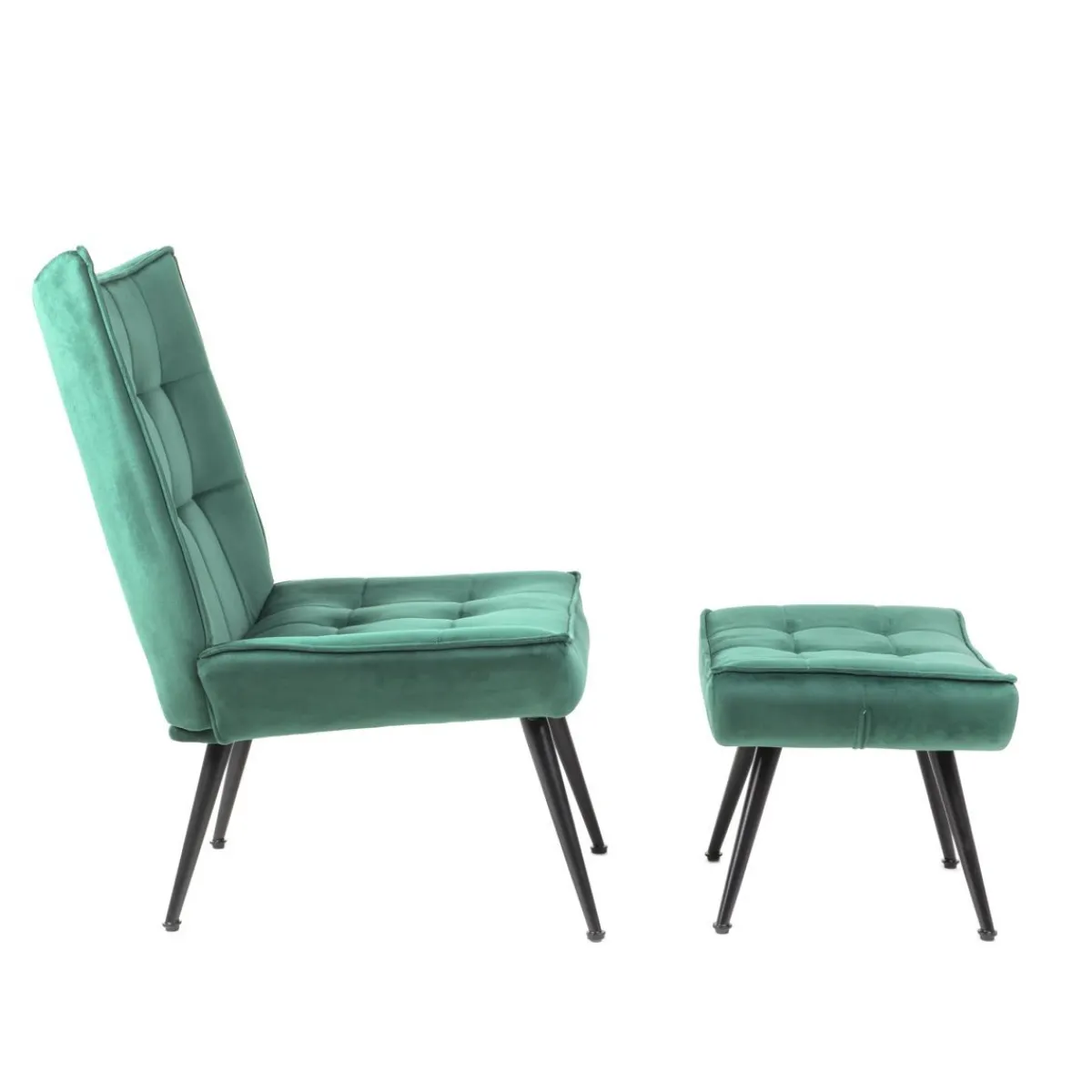 Online Fotel Vinnis Zielony 96X69X82 Cm Fotele
