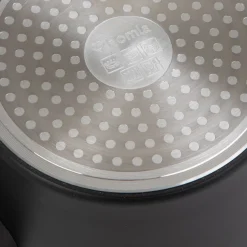 Store Garnek Tristan Z Pokrywka Czarno- Pomaranczowy 1,2 L Garnki