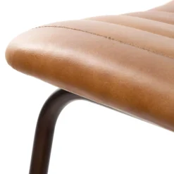Flash Sale Hoker Lumbar W Obiciu Ze Skory Bawolej Brazowe 47X38X77 Cm Hokery