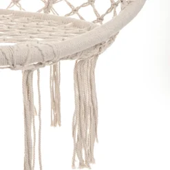 Fashion Hustawka Circle Bezowa 82X60X115-138 Cm Hustawki Na Balkon