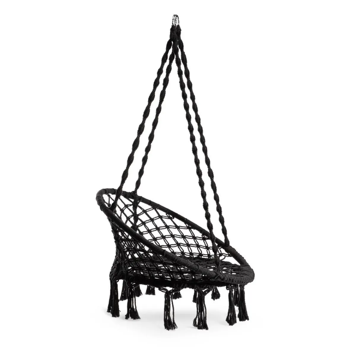 Cheap Hustawka Circle Czarna 82X60X115-138 Cm Hustawki Na Balkon