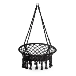 Cheap Hustawka Circle Czarna 82X60X115-138 Cm Hustawki Na Balkon