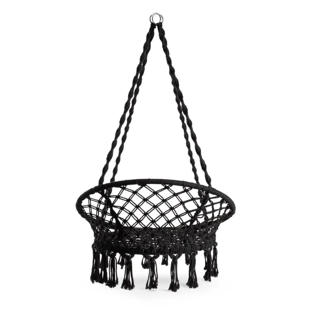 Cheap Hustawka Circle Czarna 82X60X115-138 Cm Hustawki Na Balkon